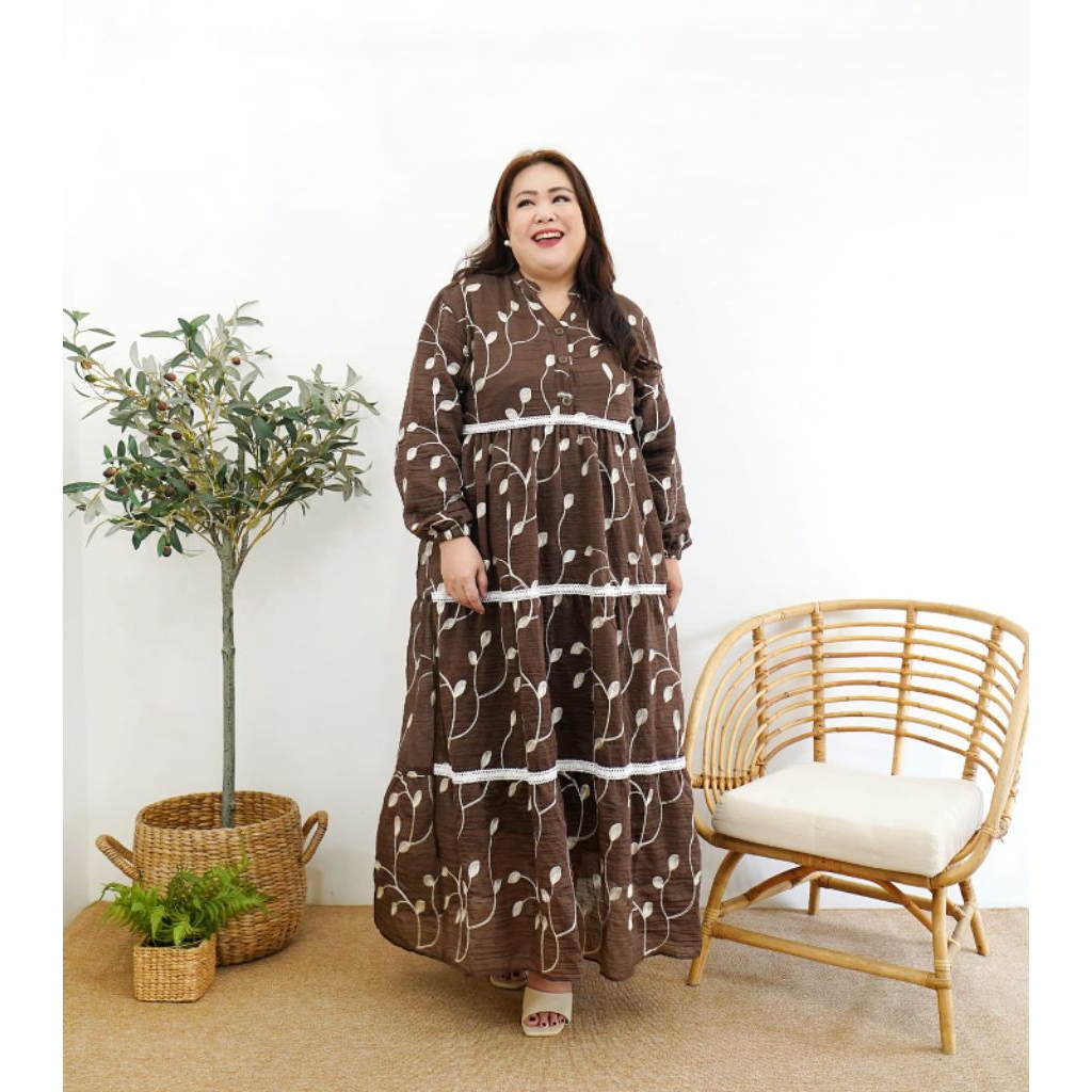 Gamis jumbo Thalia Fairy Crepe Silk ld 120 130 140 cm