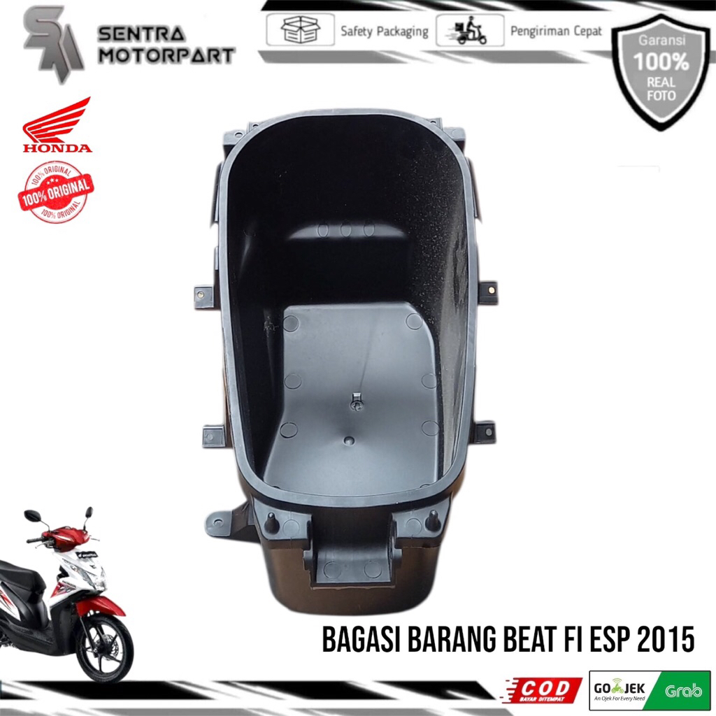 Bagasi barang bawah penyimpanan jok motor honda beat fi injeksi esp 2015 beat pop original 81250-K25