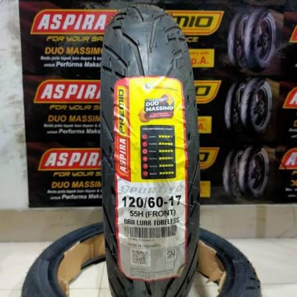 Ban Motor Aspira Sportivo 120/60 17 Tubeless