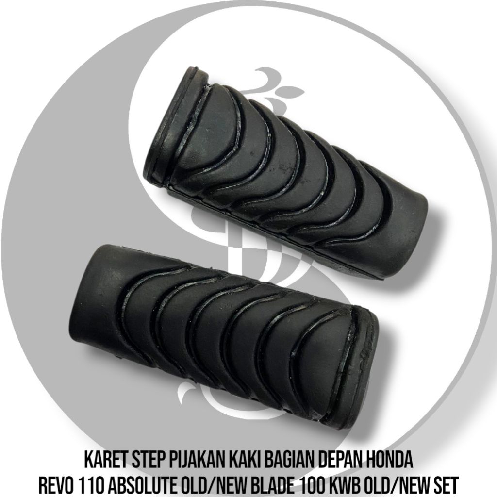 Karet Step Pijakan Kaki Bagian Depan Honda Revo Abs 110 Old/New Blade Kwb Old/New Supra X125 Barstep