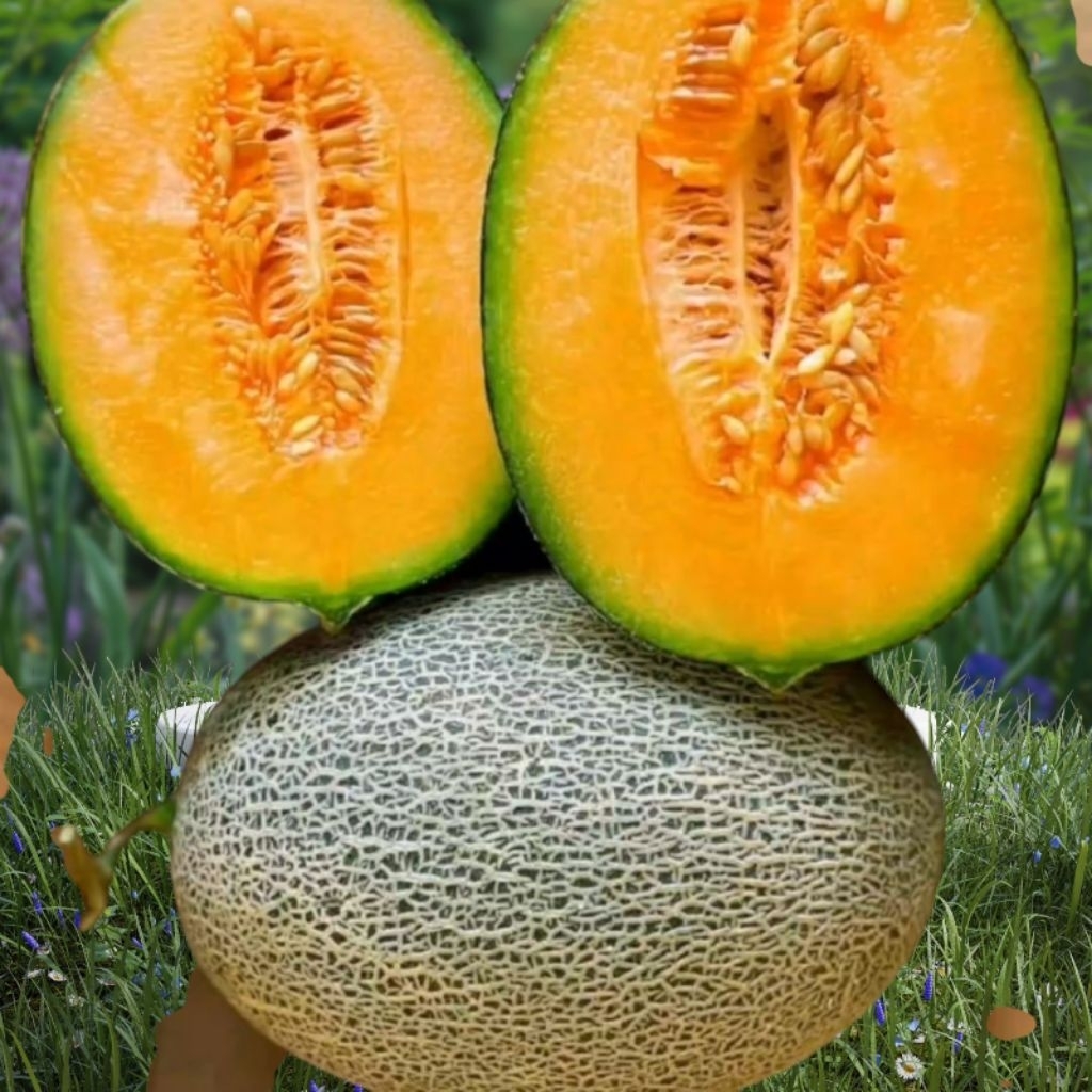 5 Biji Benih Melon Jumbo Manis Benih Buah Melon