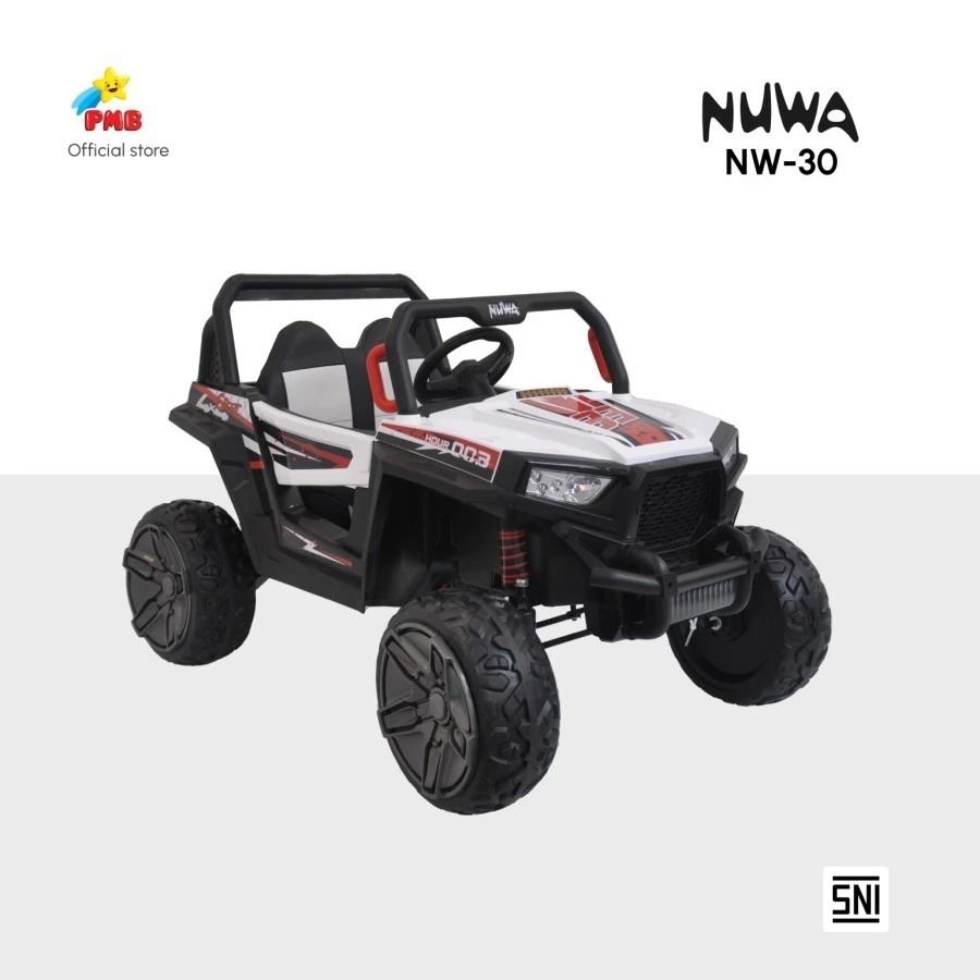 Mobilan aki ban karet jeep PMB NUWA NW-30 MOBIL AKI JEEP BAN KARET 12V