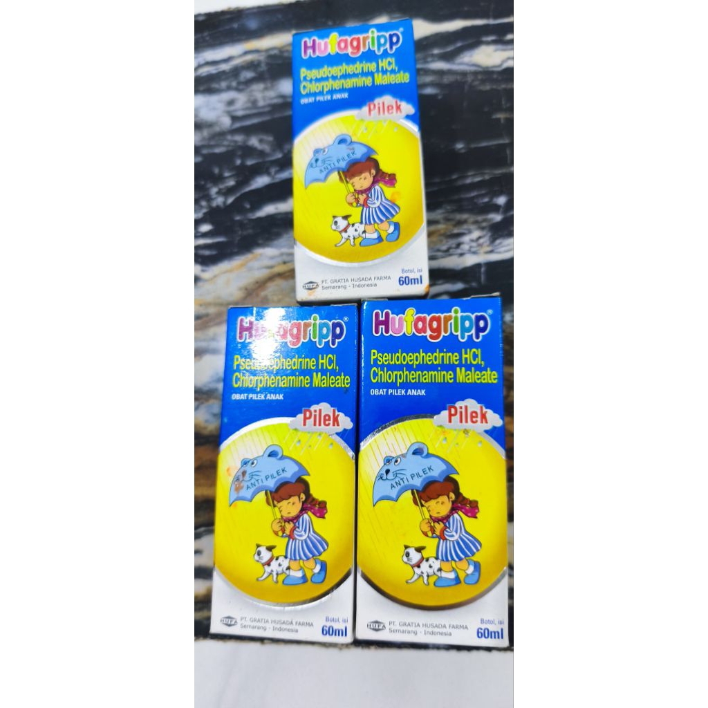 hufagrip pilek Hufagrip biru obat batuk sirup untuk anak