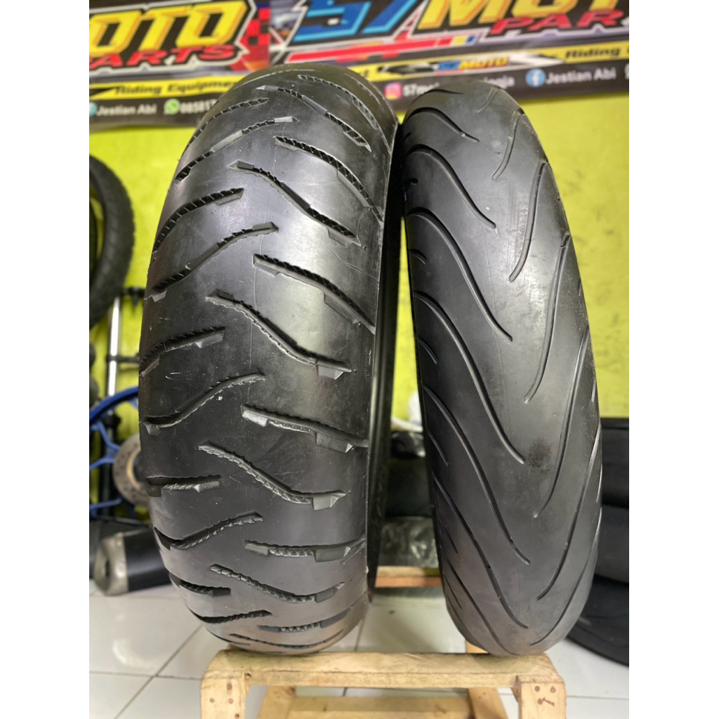 Sepasang ban moge Michelin 120/70-17 dan 170/60-17