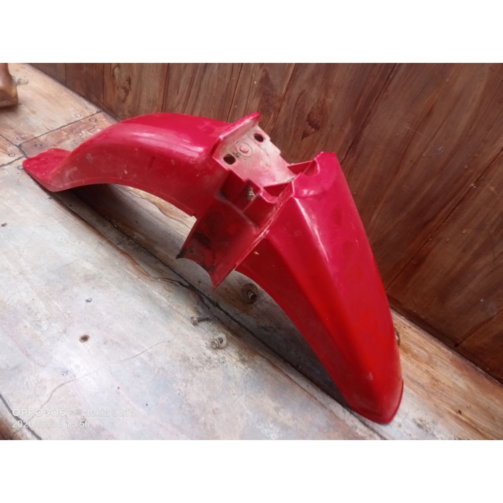 slebor depan Yamaha force1 ORI merah