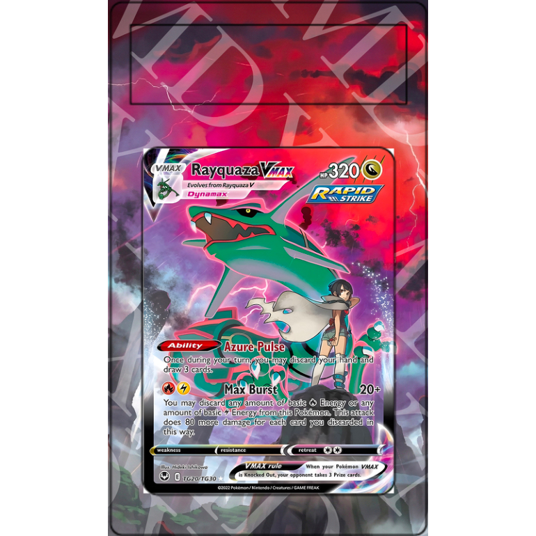Rayquaza VMAX #TG20 Pokemon Silver Tempest (Extended Art)
