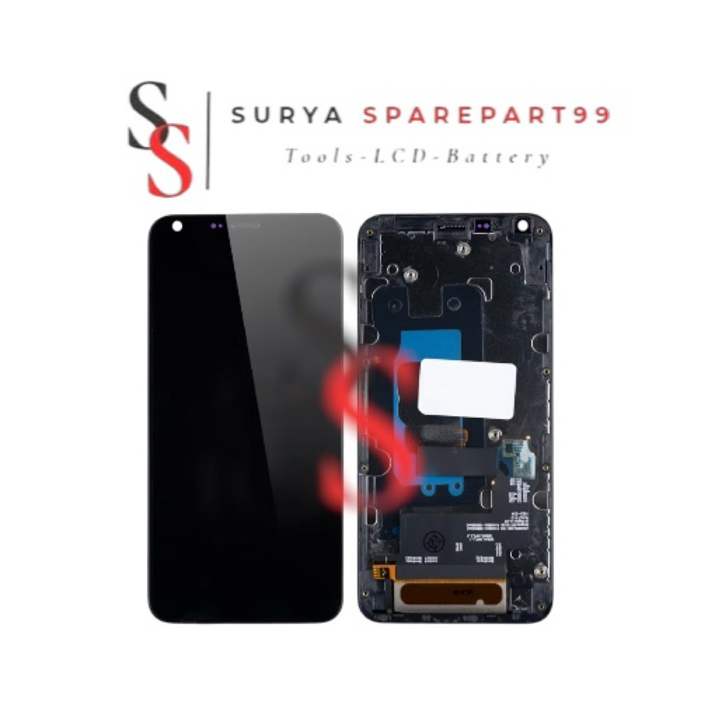 LCD TOUCHSCREEN LG Q6 FRAME COMPLETE ORIGINAL