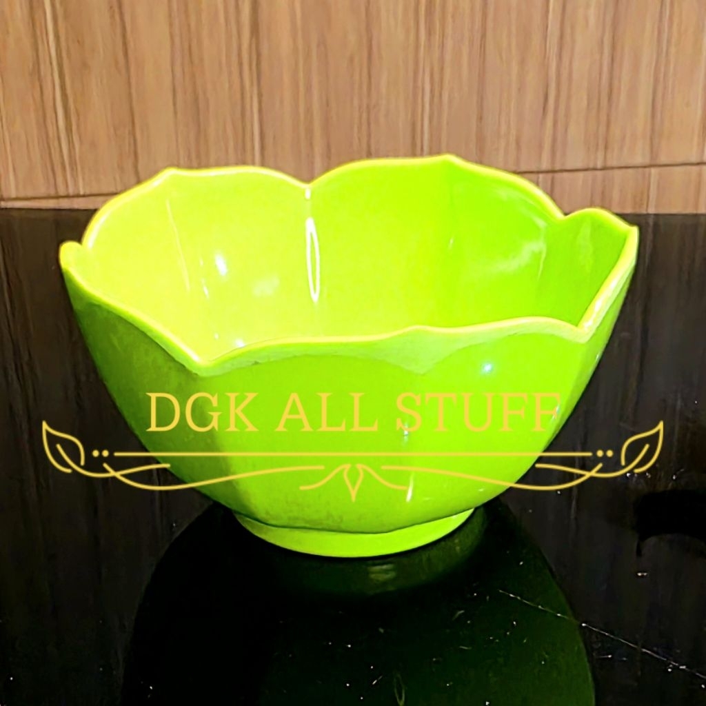Mangkok Mangkuk Sup Soup Cabe Cabai Sambal Sambel Nasi Serbaguna Bentuk Bunga Daun Mekar Melamine Me