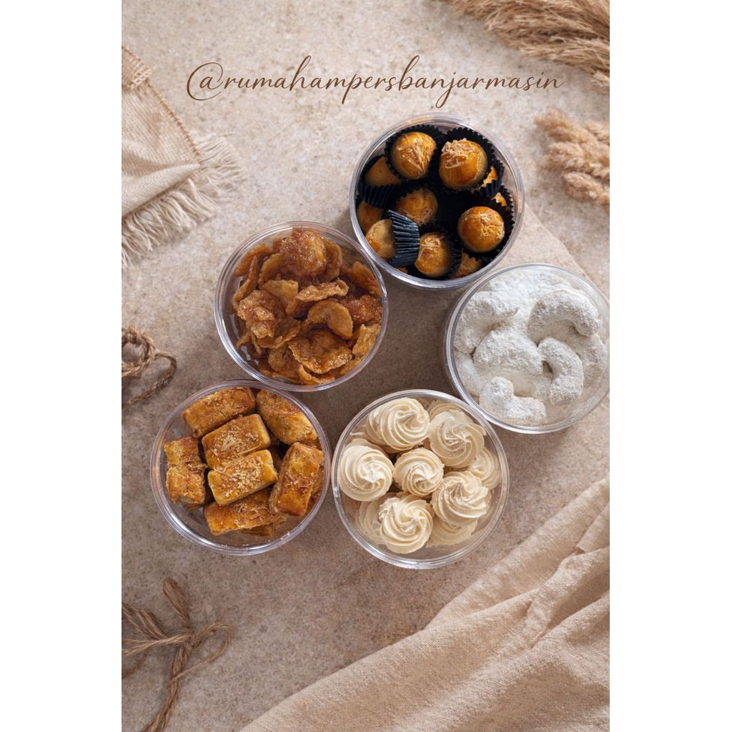 Aneka Kue Kering toples Lebaran/ Kirim Instant ONLY WIL BANJARMASIN