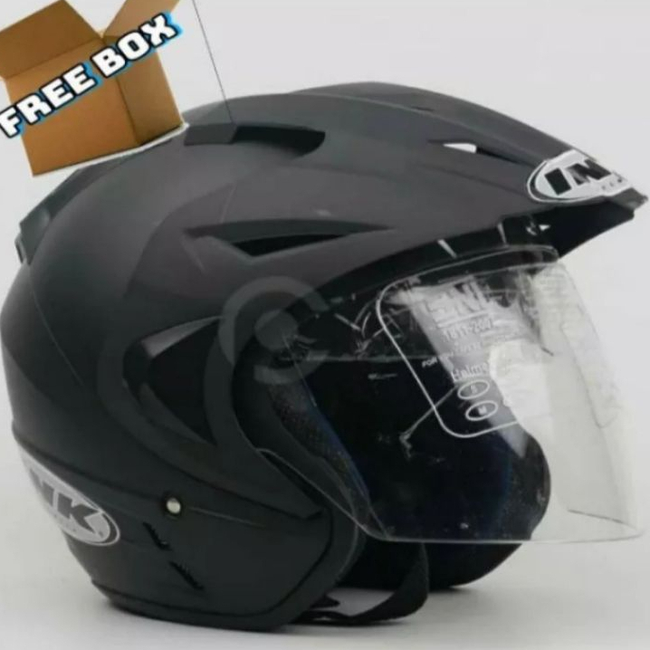 HELM INK DOUBLE VISOR MERK BMT GARANSI BISA COD
