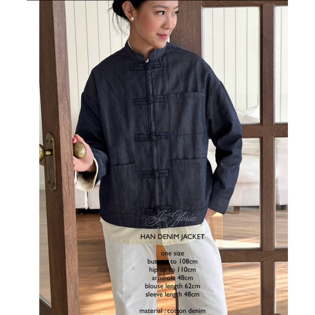 Jii by Gloria Agatha Han Denim Jacket
