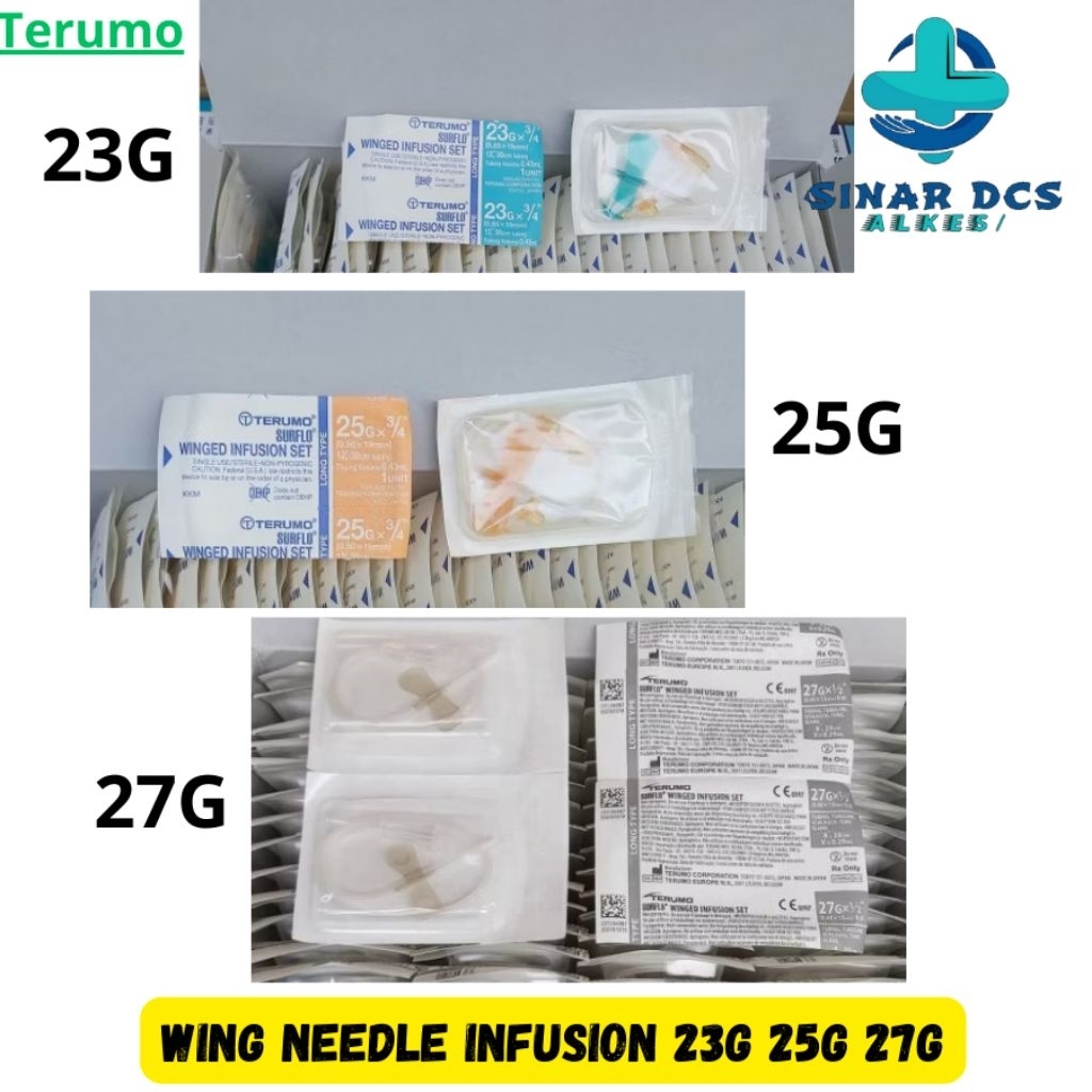 Wing Needle Terumo 23G 25G 27G . Wing Terumo /Winge