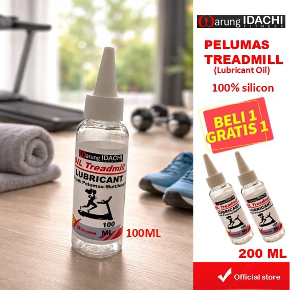 idachi oil lubricant  pelumas treadmill 100% silicon tahan panas perlindungan karat, multi fungsi