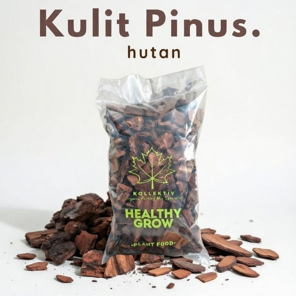 Kulit Pinus Media Tanam Anggrek/Aroid