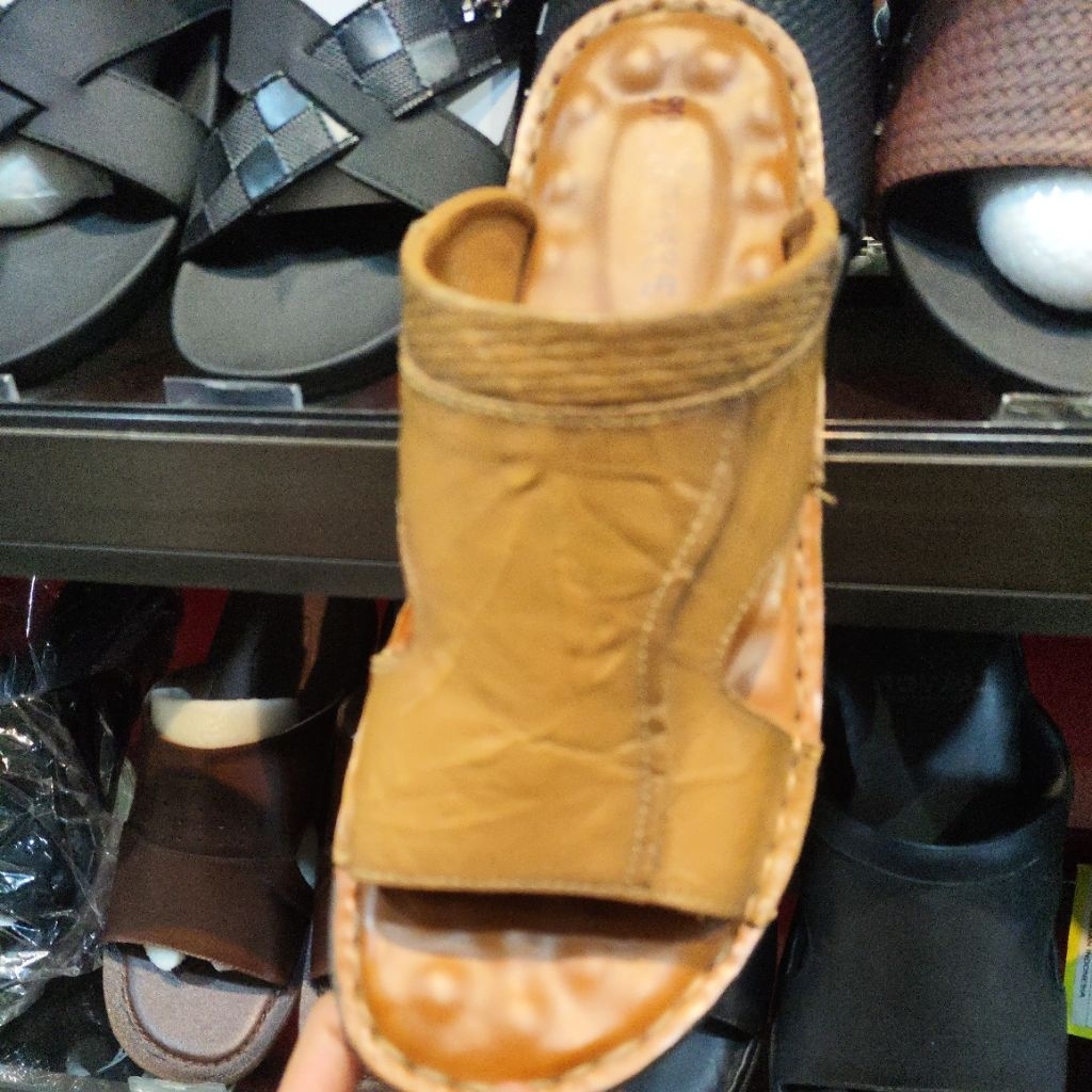 mister royal sandal kulit impor pria