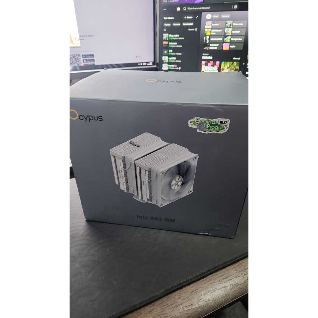 OCYPUS Iota A62 Dual Tower CPU Cooler Intel AMD Putih White