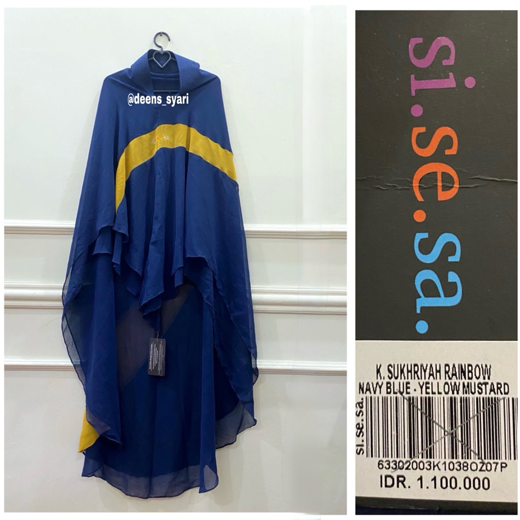 sisesa khimar Navy blue
