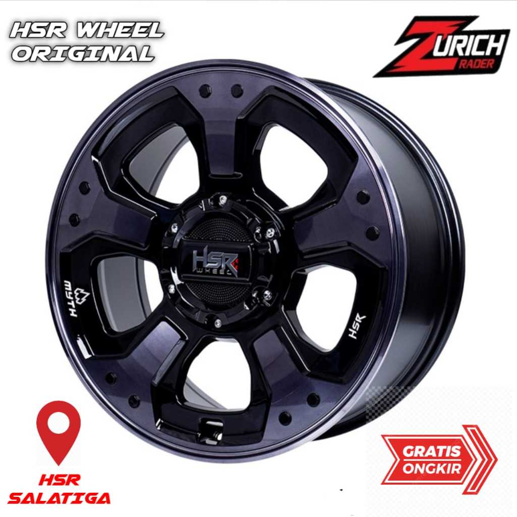 Velg Mobil Ring 18 Everest Dmax Pajero Fortuner Hilux Dc Pelek R18 Hsr Wheel Myth03 Pcd 6x139,7