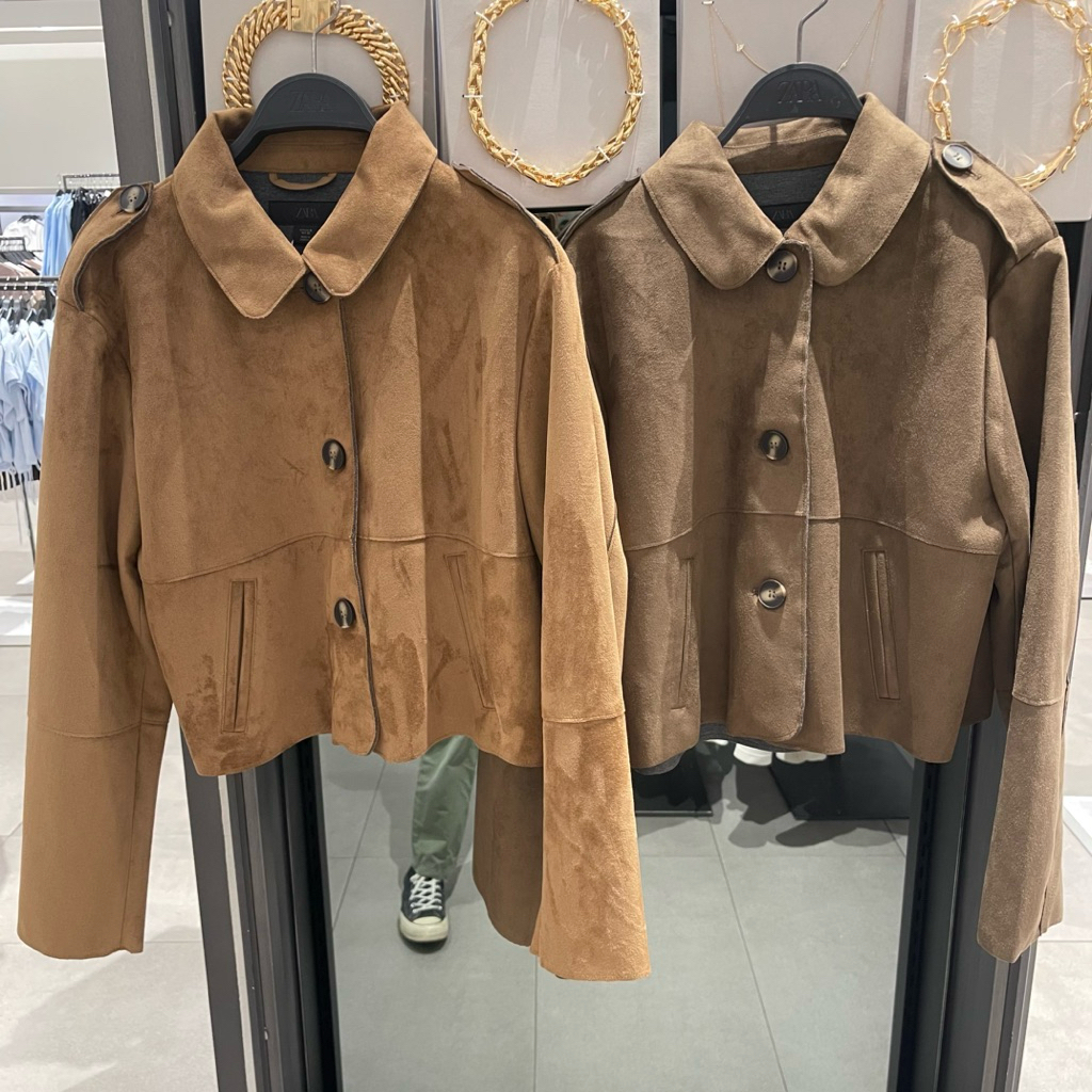 Jaket Suede ZARA Women Jastip (jasa titip)