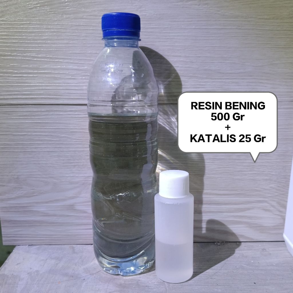 Resin Bening dan Katalis  500 gr