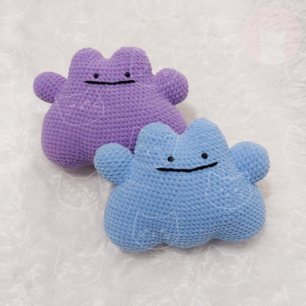 [Handmade] Crochet Ditto Pokemon Plush Boneka Amigurumi Craft