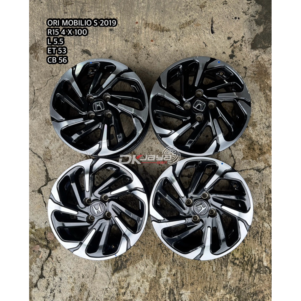 VELG ORI MOBILIO S 2019 R15 4 X 100 (HARGA UNTUK 4PCS VELG)