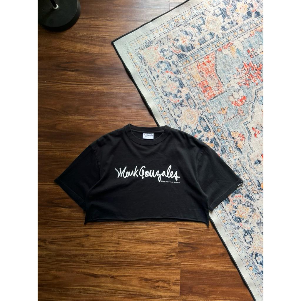 Mark Gonzales Women Crop Tshirt