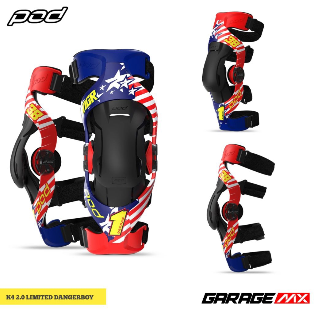 KNEE BRACE PELINDUNG LUTUT POD K4 2.0 LIMITED EDITION