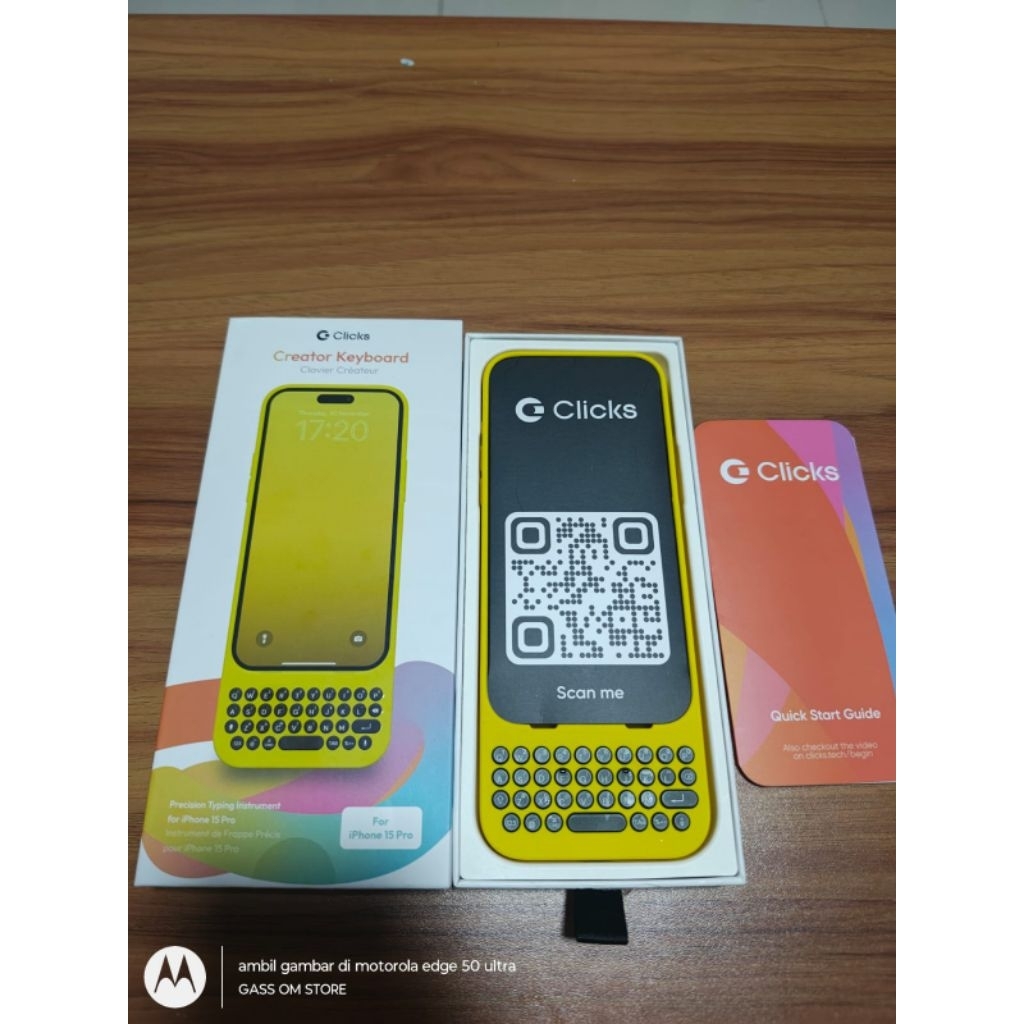 Case Clicks creator keyboard 15 pro