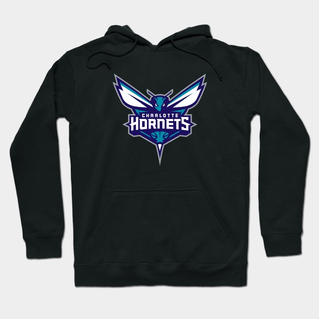 Jaket Hoodie Dewasa Unisex Basketball Charlotte Hornets Logo