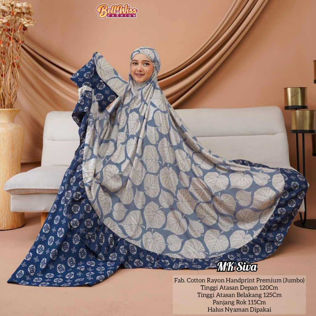 Mukena Siva Rayon adem Halus Lembut Bellwiss
