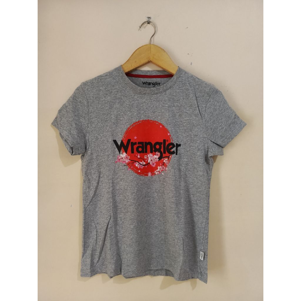 WRANGLER KAOS T-SHIRT WANITA LENGAN PENDEK ORIGINAL
