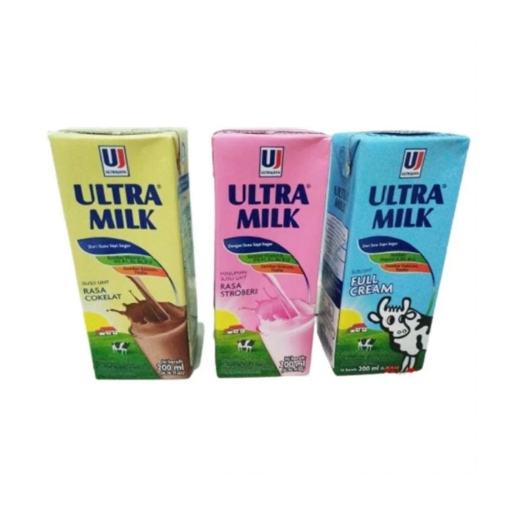 ULTRA MILK • Susu UHT Ultra Milk 200ml