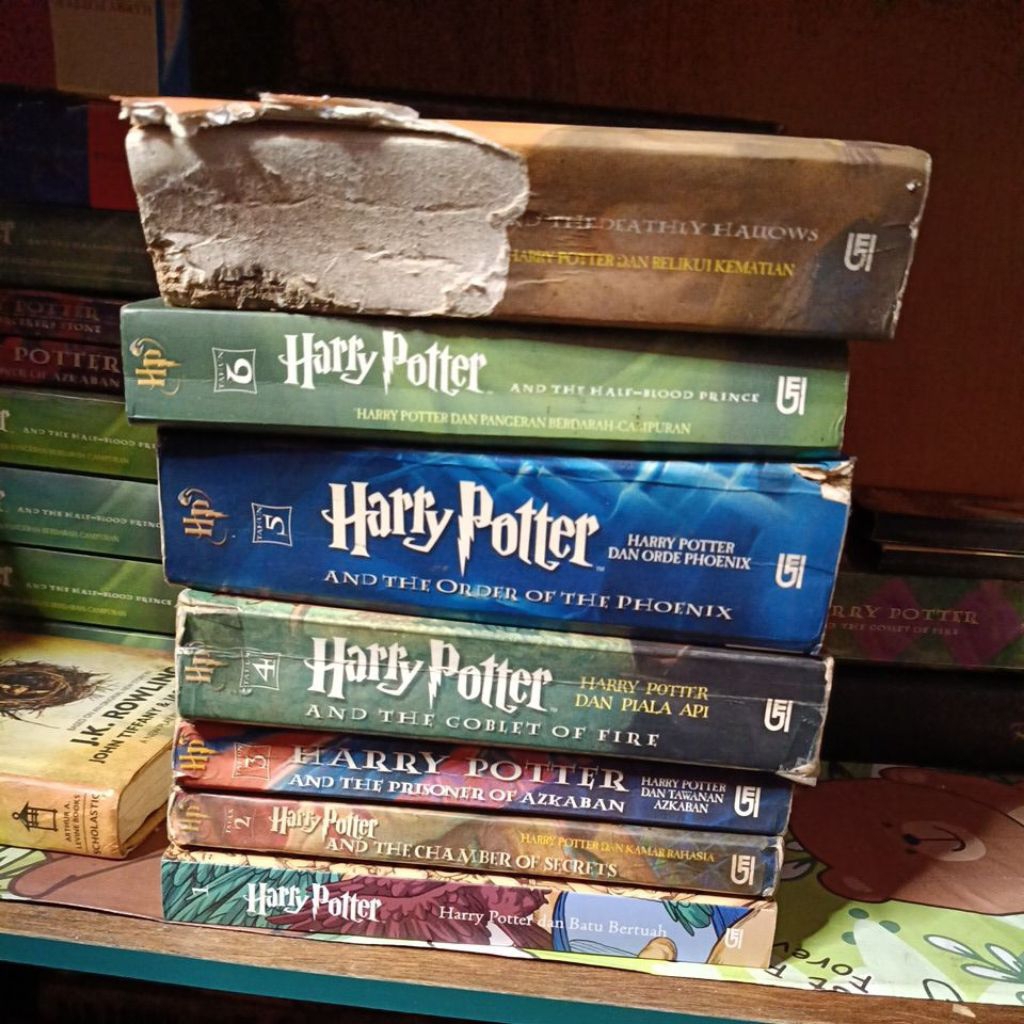 Novel Harry Potter Full set tamat 1-7 original bahasa indonesia set ke 2