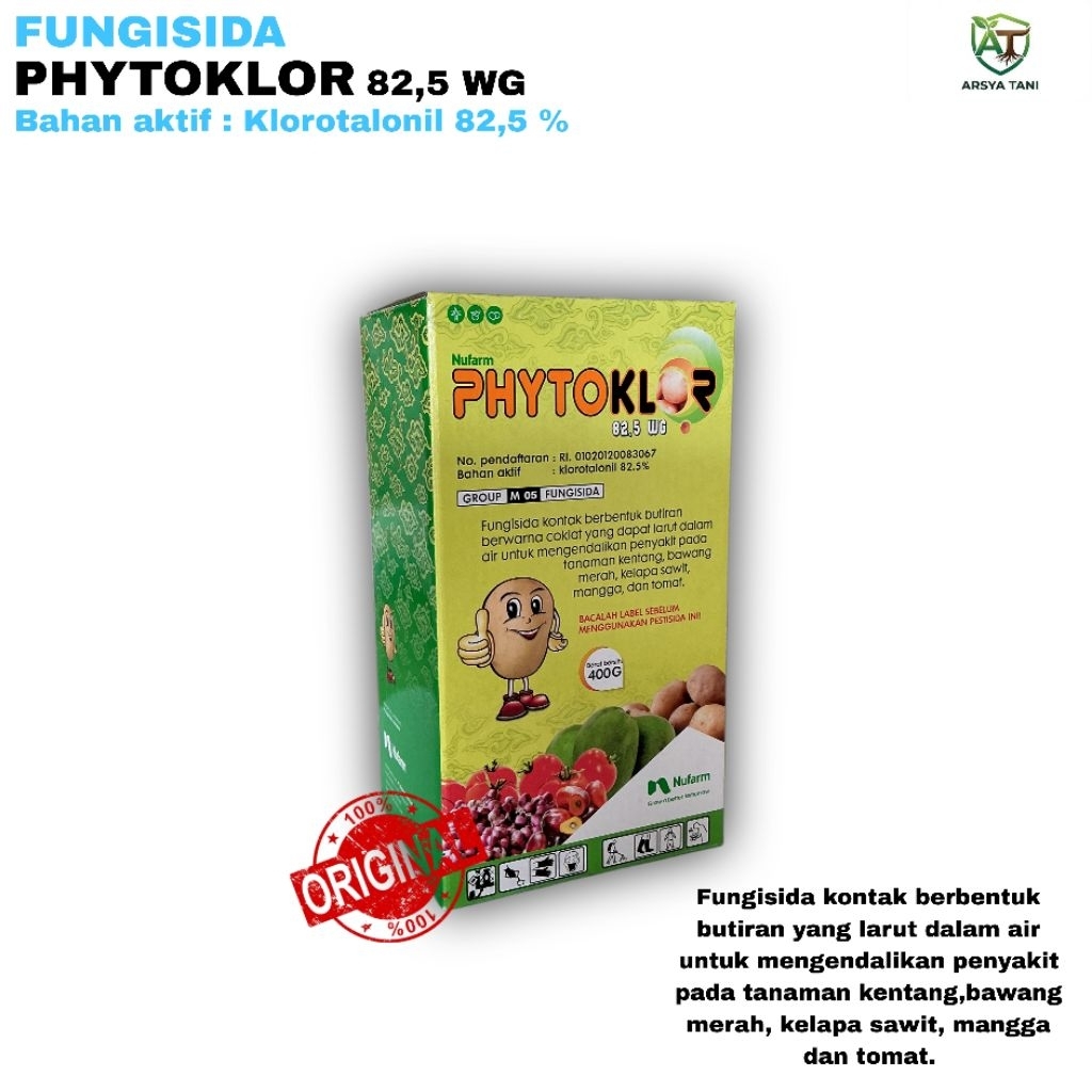 FUNGISIDA PHYTOKLOR 82,5 WG 400 GR