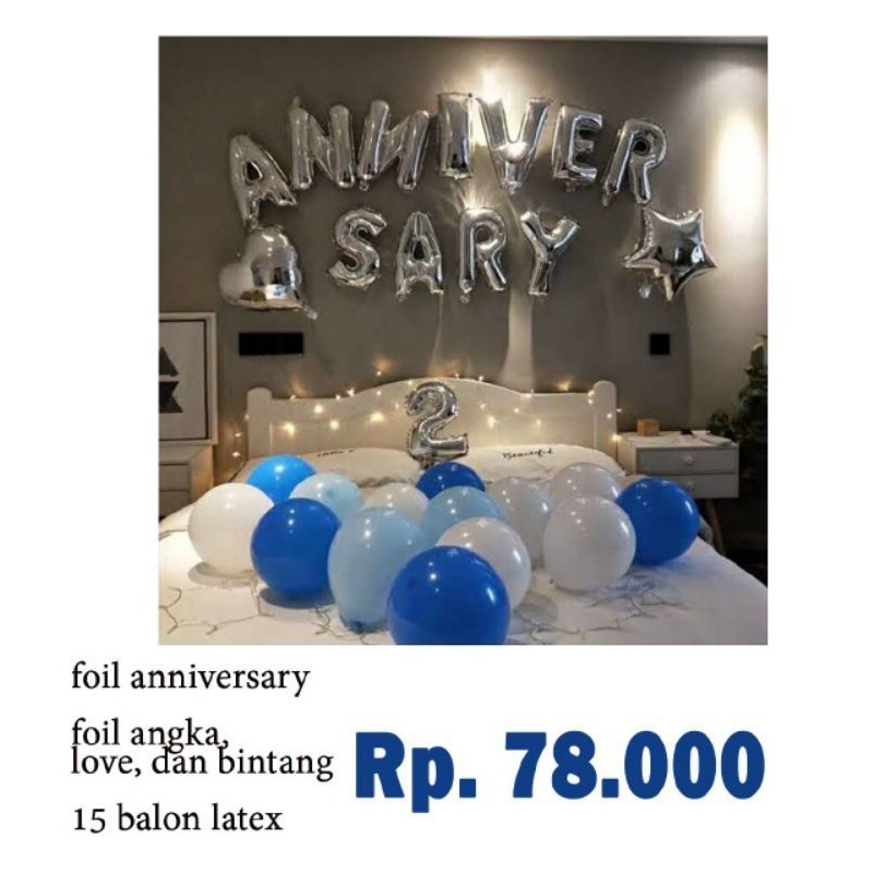 paket dekorasi anniversary | paket dekorasi kado anniv | kado anniversary