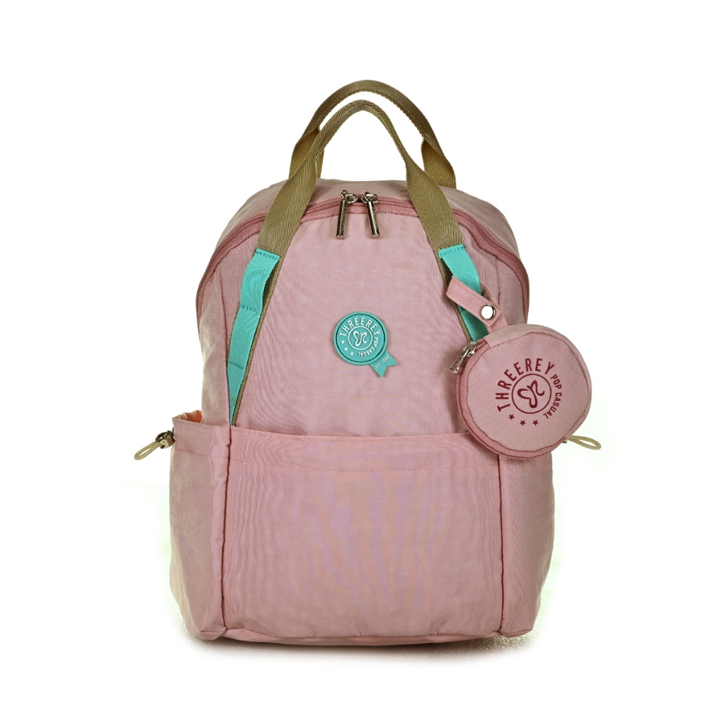 Threerey - Tas Ransel wanita - Tas mini Backpack Sekolah Kuliah Water Repellent AVELINE TA90134