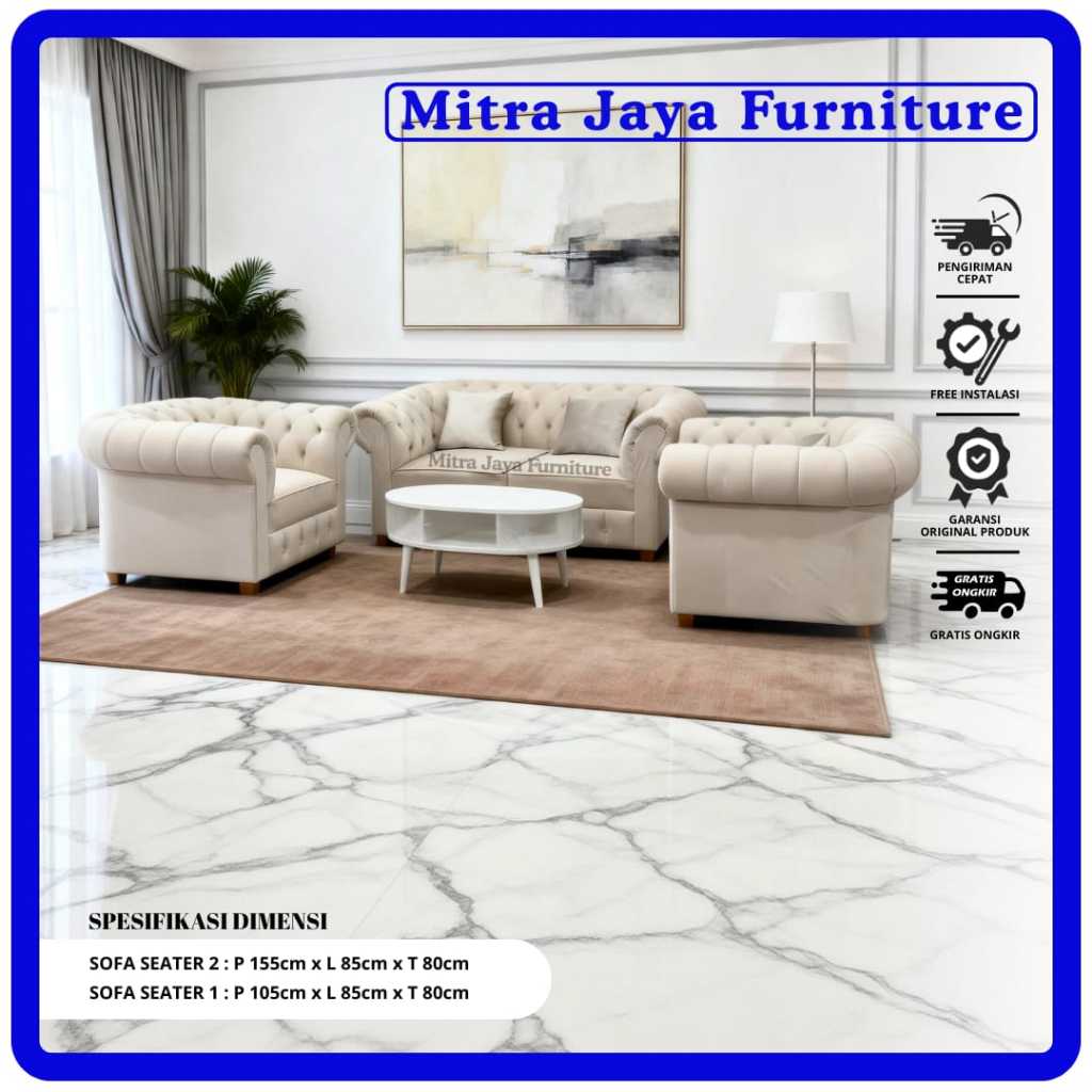 SOFA CHESTERFIELD 211/ SOFA MINIMALIS 211/ SOFA 211