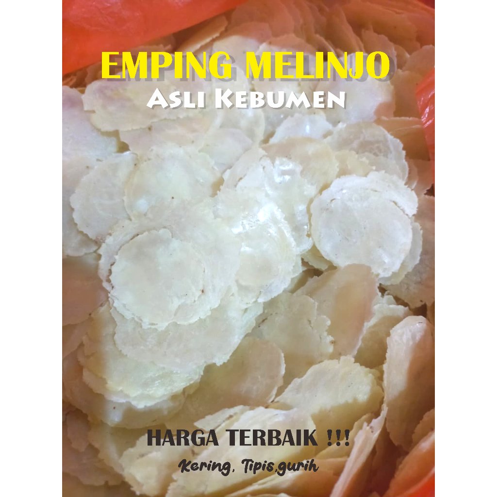EMPING MELINJO ASLI, Emping melinjo asli kebumen, emping melinjo original, emping melinjo kering, em