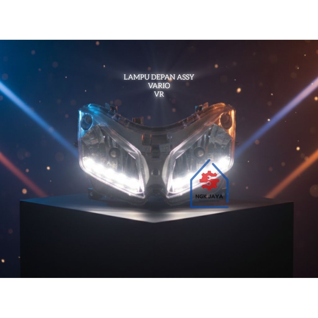 LAMPU DEPAN ASSY REFLEKTOR LAMPU DEPAN HEADLAMP SET KOMPLIT VARIO VARIO TECHNO VARIO 110 FI VARIO 11