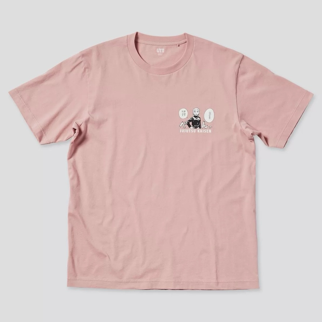 Uniqlo UT Jujutsu Kaisen Nobara warna pink size L