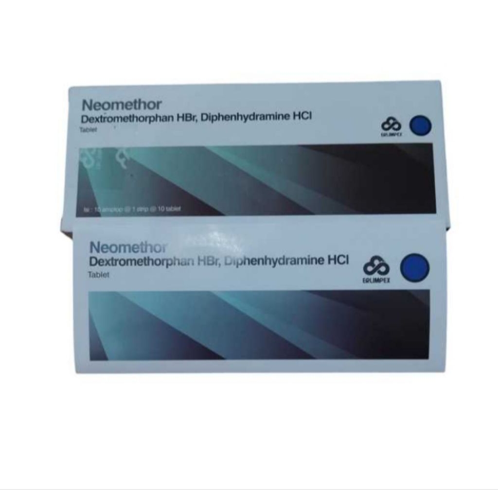 Tablet Neomethor 1 strip - Obat Batuk Tanpa Dada, Praktis dan Hemat