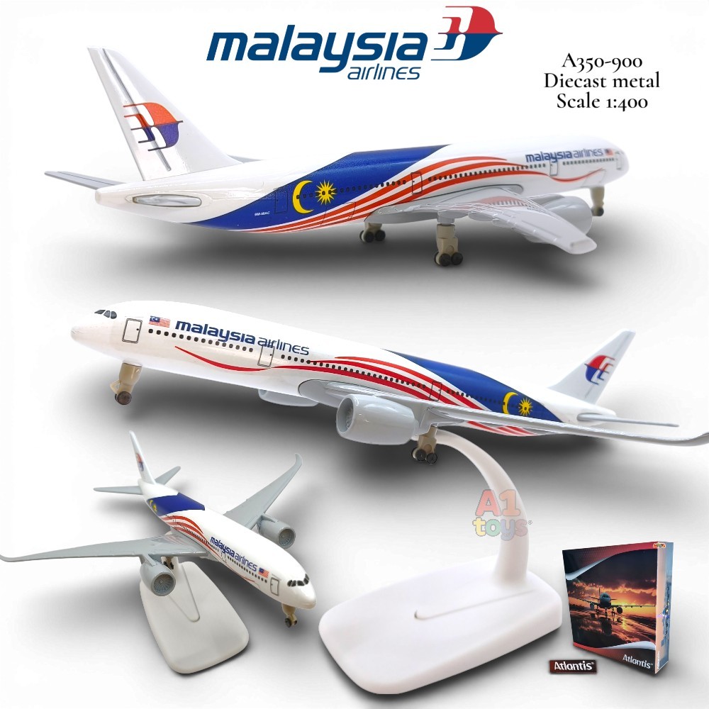 Mainan pesawat terbang miniatur pesawat terbang komersial diecast pesawat terbang komersil Airbus pe