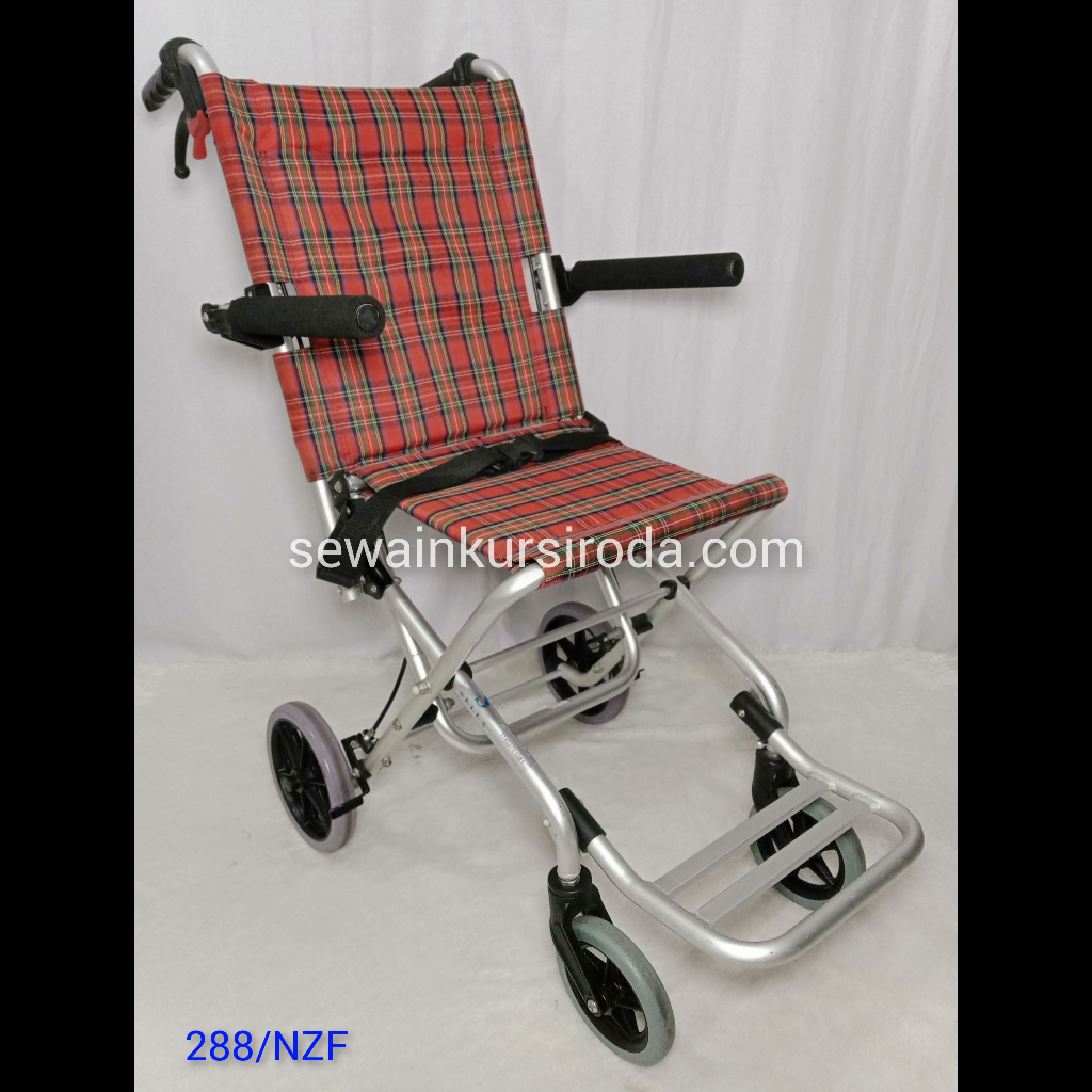 (SECOND) Kursi Roda Travel Cabin Size Sella Kotak-Kotak / Kursi Roda Travel Cabin Size / Kursi Roda 