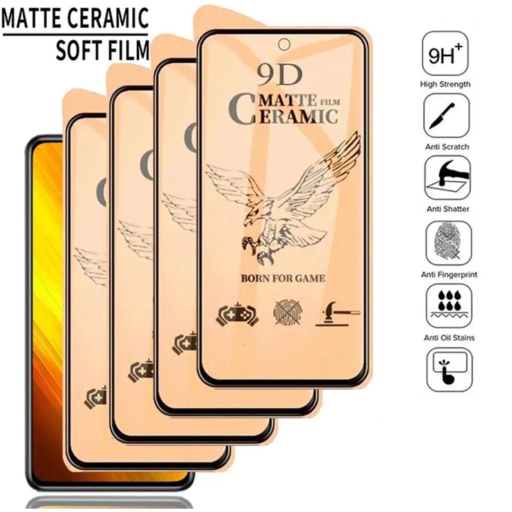 Anti gores nanoceramic matte anti pecah REDMI 13-REDMI 13C-REDMI NOTE 13 4G-REDMI NOTE 13 5G-REDMI N