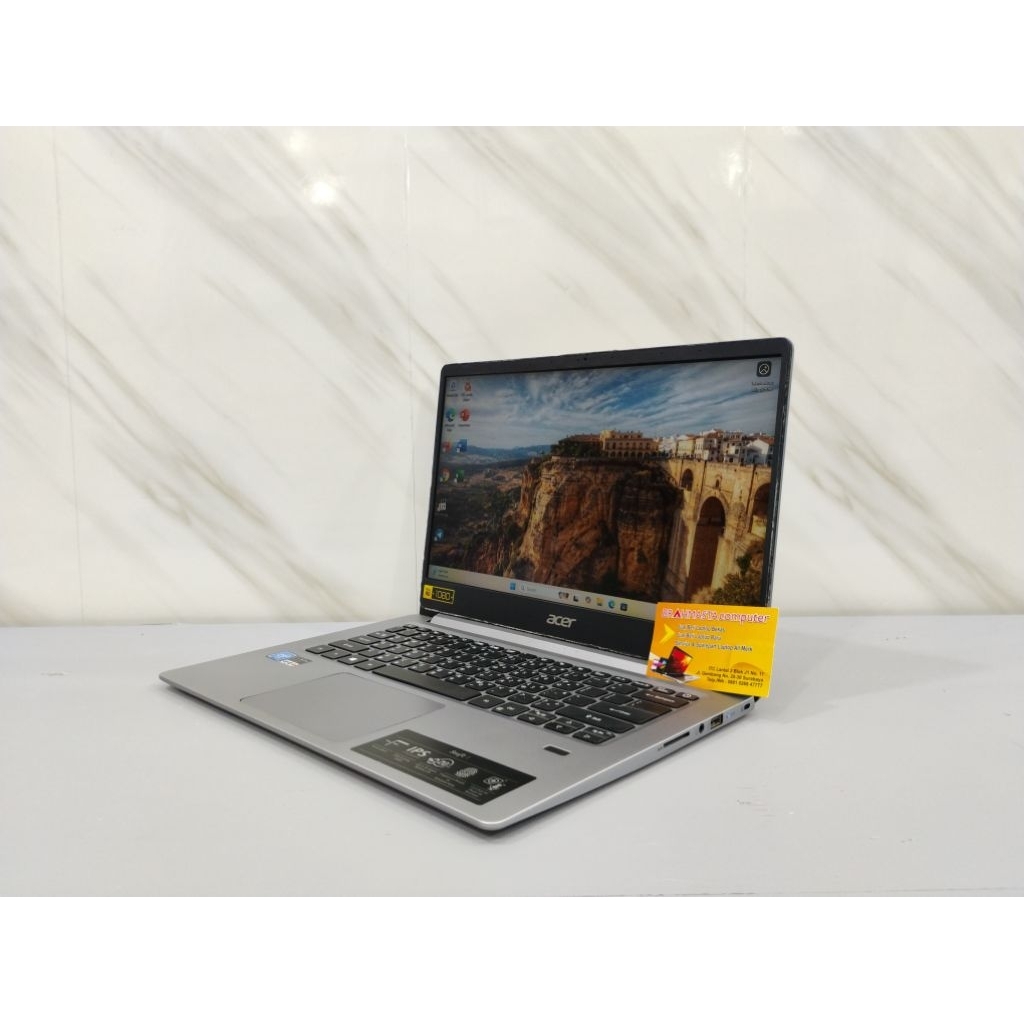 LAPTOP ACER SWIFT SF114-32 SECOND SIAP PAKAI