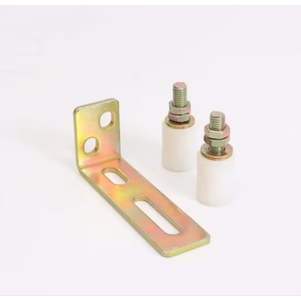 MINIMALIS Bracket Roller Nilon Rumah Roda Atas Penuntun Pintu Pagar Dorong Untuk Besi Stainless Kayu