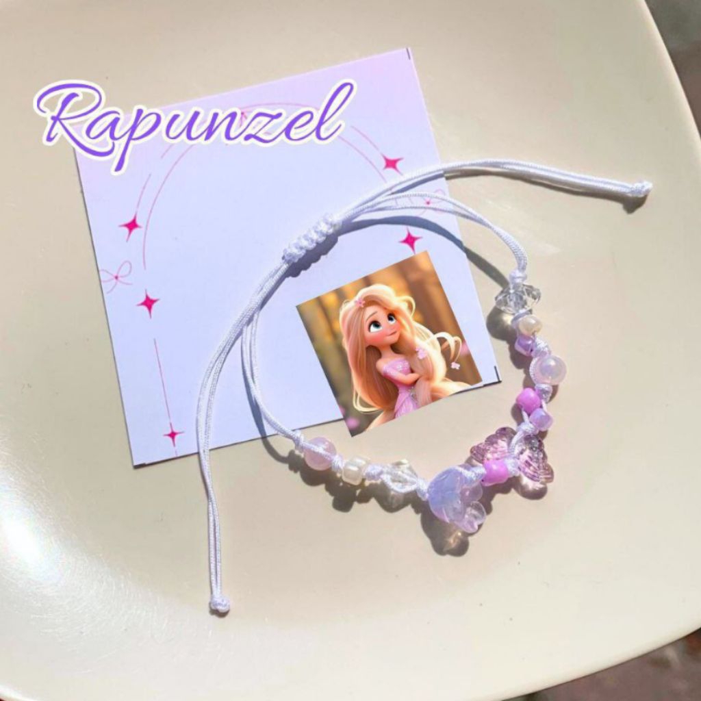 DISNEY PRINCESS BRACELET | GELANG SERUT DISNEY PRINCESS | GELANG MANIK SERUT