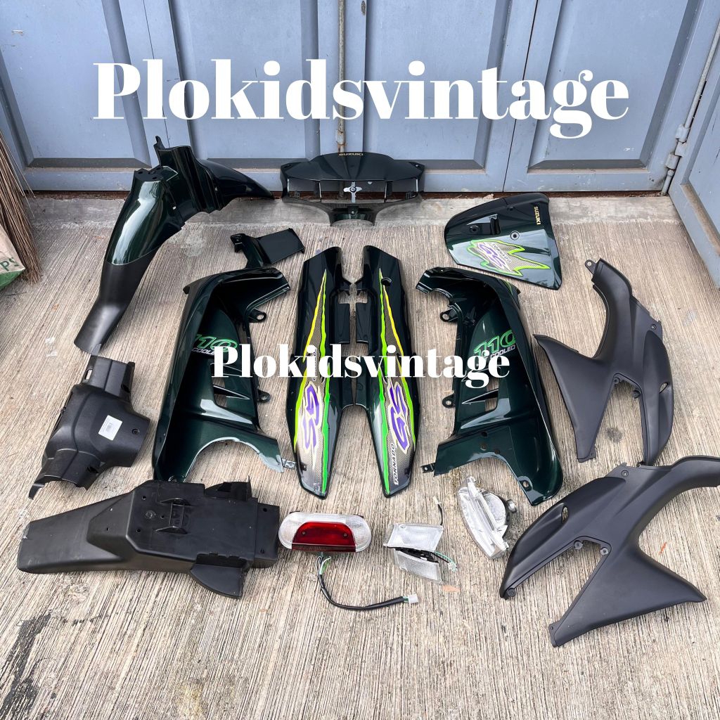 PAKET BODY HALUS BODY KASAR SUZUKI TORNADO SHOGUN KEBO WARNA HIJAU BOTOL