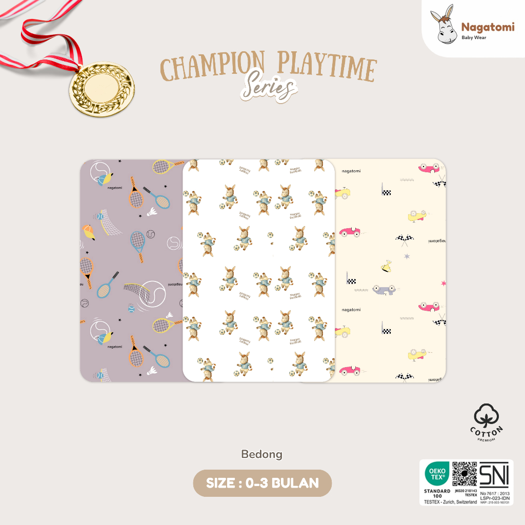 NAGATOMI - Bedong Bayi Champion Playtime